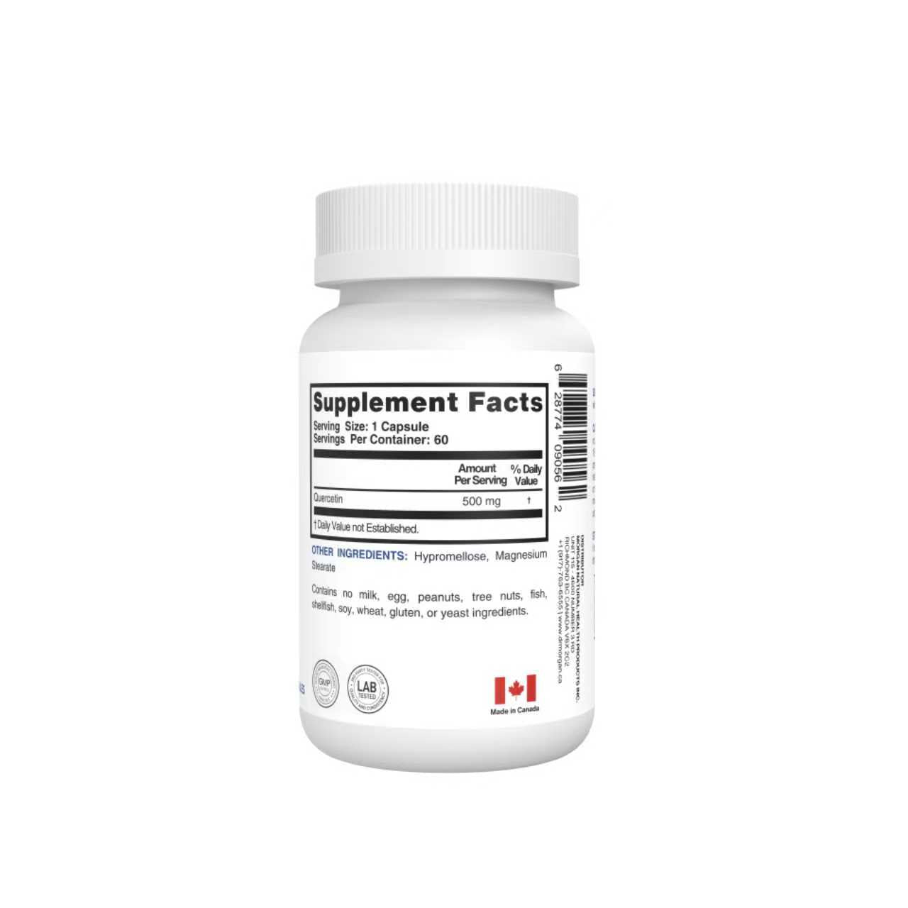 Dr. Morgan+ Quercetin 500 mg — Dietary Supplement